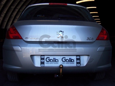 Фаркоп оцинкованный Galia шар BMA съемный для Citroen C4/Peugeot 307/308 2001-2021