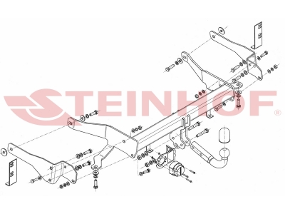 Фаркоп Steinhof шар A для Chevrolet Captiva 2013-2016